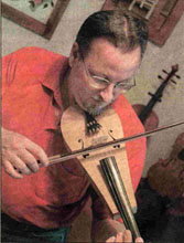 Gerry believes his Mountain Fiddle sounds Oriental!